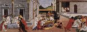 Sandro Botticelli Nobilo St. Maas three miracles painting